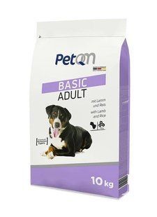 Сухий корм PetQM Dog Basic Adult Lamb & Rice для дорослих собак з ягнятком та рисом 10 кг 701565 фото