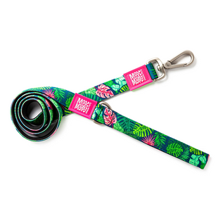 Max&Molly (Макс енд Моллі) Short Leash - Повідець короткий для собак Tropical з принтом Тропіки, L 196008 фото