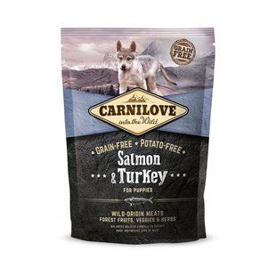 Корм сухий Carnilove Puppy Salmon and Turkey для цуценят усіх порід з лососем та індичкою 1,5 кг 150822/8839***** фото