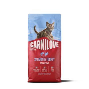 Корм сухой Carnilove Active Salmon & Turkey Kitten для котят лосось и индейка 6 кг 173708 фото