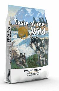 Сухой корм для щенков всех пород Taste of the Wild Pacific Stream Puppy с копченым лососем 2 кг (2582-HT18) 2582-HT18 фото