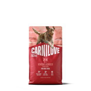 Корм сухий Carnilove Active Venison & Reindeer & Wild Boar Active Adults для активних cобак оленина і дикий кабан 4 кг 173686 фото