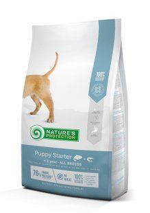 Nature's Protection Puppy starter All Breeds Сухой корм для щенков всех пород с лососем, 2 кг NPS45722 фото