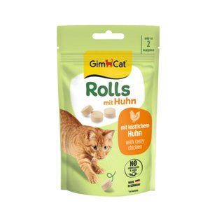 Ласощі GimCat ROLLS для котів зі смаком курки 40 г G-419862 фото