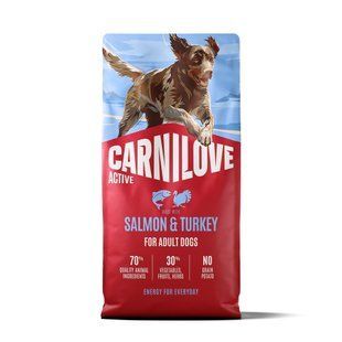 Корм сухий Carnilove Active Salmon & Turkey для cобак лосось та індичка 12 кг 173690 фото