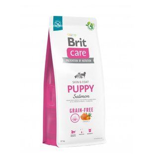 Корм сухий Brit Care Dog Grain-free Puppy для цуценят беззерновий з лососем 12 кг 172195 фото