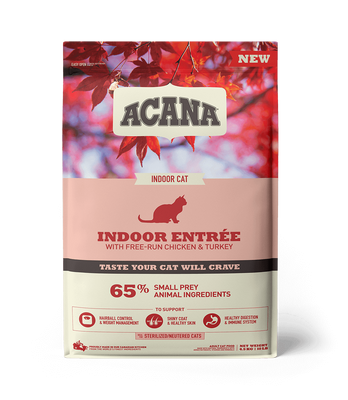 Сухий Корм для котів ACANA INDOOR ENTREE CAT/АКАНА Індор Ентре Кет 4,5 кг