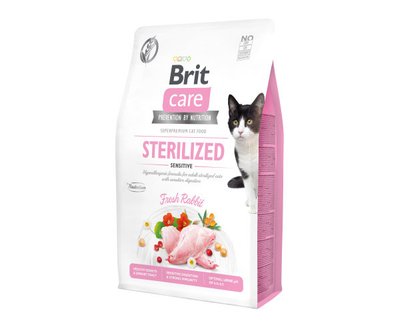 Brit Care Sterilized Sensitive 7 кг - для стерилізованих котів із чутливим травленням