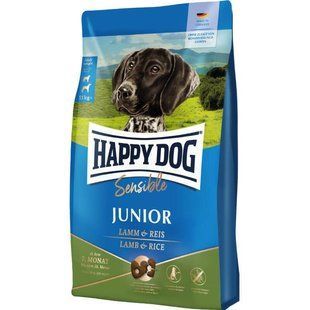 Happy Dog (Хеппі Дог) Sensible Junior Lamb&Rice &mdash; Сухий безглютеновий корм із ягням і рисом для цуценят 7-18 м кг 61014 фото
