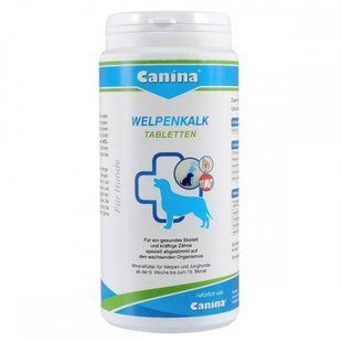 Минеральный комплекс Canina Welpenkalk для щенков и молодых собак 350 г 350 табл. 120758 AD фото