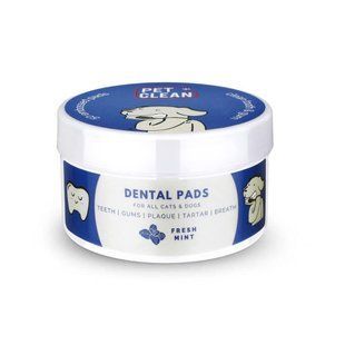 Серветки вологі Pet Clean PET DENTAL WIPES для гігієни та чистки зубів тварин 50шт CCPD50 фото