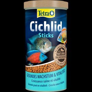 Корм Tetra Cichlid Sticks для рыбок цихлид палочки 1 л/ 320 г 767140 фото