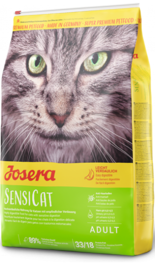 Josera SensiCat 10 кг - сухой корм для кошек с чувствительным пищеварением j25 фото