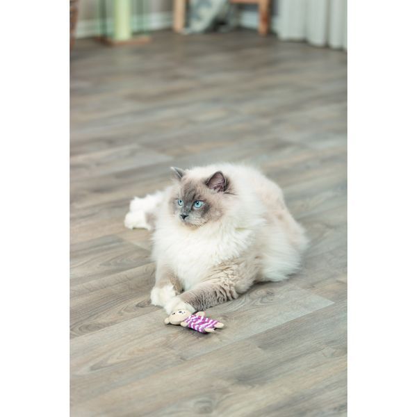 Іграшка Trixie для котів Ведмідь тканина з котячою м ятою 12 см 45665 фото