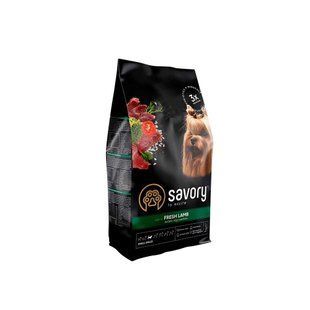 Корм сухой Savory Small Breeds rich in Fresh Lamb для взрослых привередливых собак малых пород до 10 кг со свежим... 30310 фото