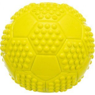 Игрушка Trixie для собак Мяч с пискавкой спортивный резиновый 7 см 34845 фото