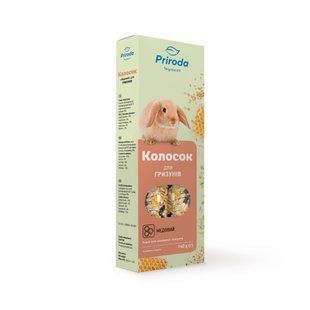 Ласощі Природа Колосок для гризунів медовий 140 г PR740050 фото