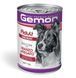 GEMON Dog Wet Medium Adult шматочки з яловичиною та печінкою 70387859 фото 1