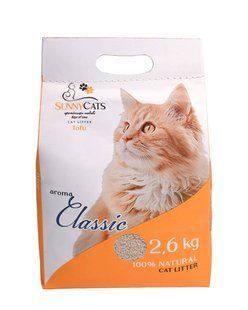 Наповнювач"Sunny Cats", тофу, класик, 2,6кг/6л SK-04 фото