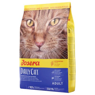 Josera DailyCat 10 кг - сухий корм для котів із чутливим травленням