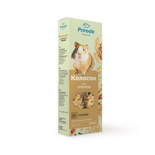 Ласощі Природа Колосок для гризунів горіховий 140 г PR740052 фото