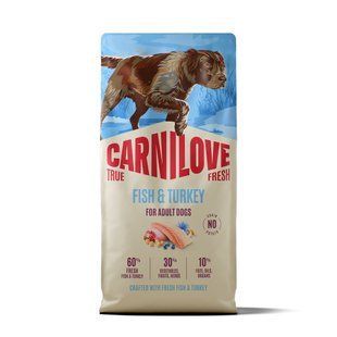 Корм сухий Carnilove True Fresh Fish & Turkey для cобак риба та індичка 12 кг 173747 фото