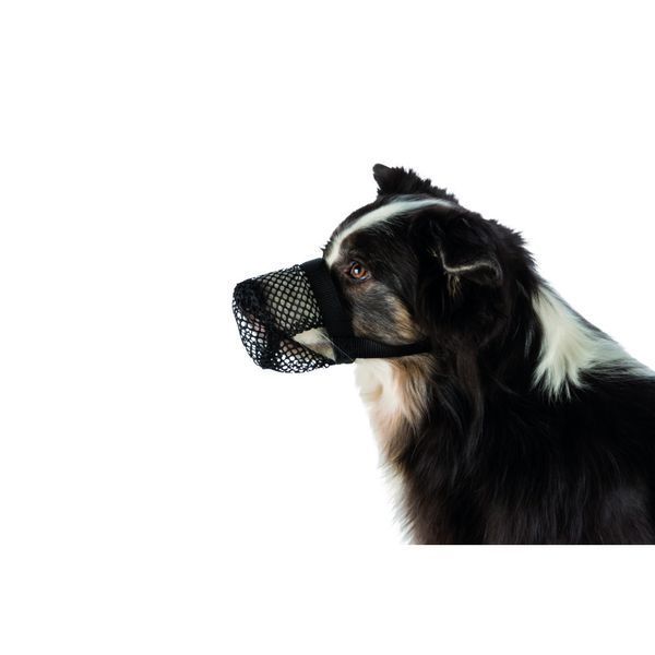 Намордник Trixie для собак для захисту від ядів XL чорний 17596 фото