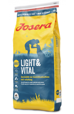 Josera Light & Vital 15 кг - сухий корм для собак для зниження та утримання ваги