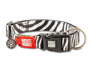 Max&Molly (Макс енд Моллі) Smart ID Collar - Нашийник для собак Zebra з принтом Зебра, L 117084 фото
