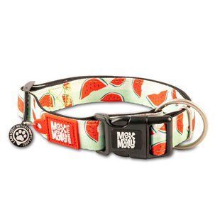 Max&Molly (Макс енд Моллі) Smart ID Collar - Нашийник для собак Watermelon з принтом Кавун, S 175082 фото