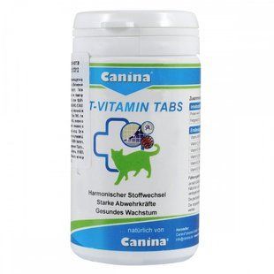 Вітамінний комплекс Canina Cat-Vitamin Tabs для котів 50 г 100 табл. 210312 AD фото