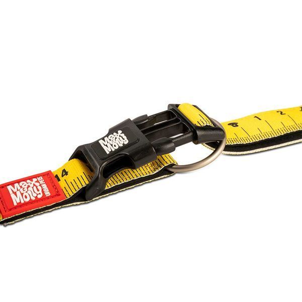 Max&Molly (Макс енд Моллі) Smart ID Collar - Нашийник для собак Ruler з принтом Лінійка, L 123084 фото