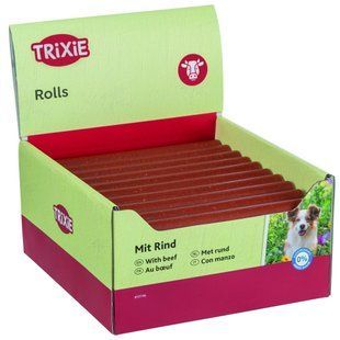 Ласощі Trixie Chewing stick, Beef для собак Палички жувальні з яловичиною 65 г 50 шт/уп 31746_50шт фото