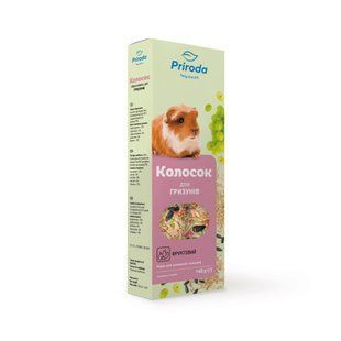 Ласощі Природа Колосок для гризунів фруктовий 140 г PR740057 фото