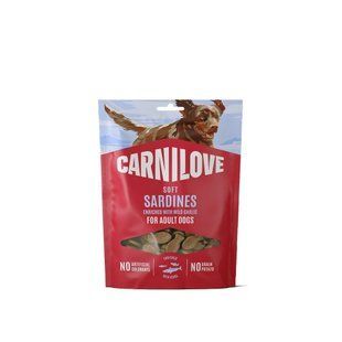 Ласощі Carnilove Soft Snack Sardines with Wild garlic для собак м'які сардини і дикий часник 200 г 112416 фото