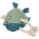 Игрушка Trixie для собак Рыба на верёвке синяя 28 см 35996 фото 2