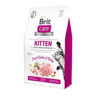 Корм сухий Brit Care Cat Grain Free Kitten Healthy Growth and Development для кошенят для здорового зростання та розвитку 2 кг 171278/0679 фото