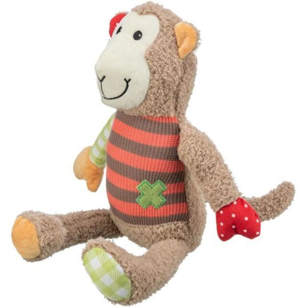 Игрушка Trixie для собак Обезьяна с пищалкой плюшевая 38 см 36087 фото