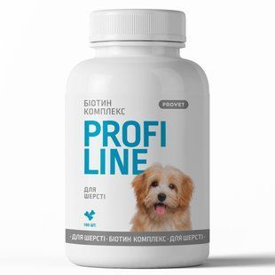 Витамины PROVET Profiline для собак Биотин комплекс для шерсти 100 таб PR243162 фото