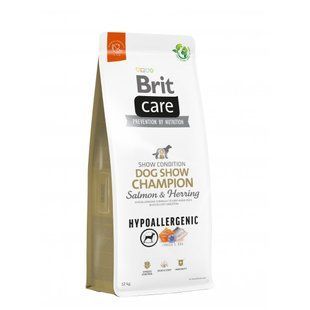 Корм сухий Brit Care Dog Hypoallergenic Dog Show Champion для виставкових собак з лососем і оселедцем 12 кг 172228 фото