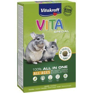 Корм Vitakraft Premium Menu Vital для шиншил 600 г 25326 /25847 фото