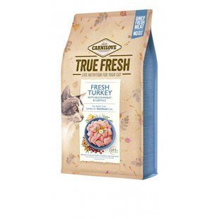 Корм сухий Carnilove True Fresh Cat Fresh Turkey для дорослих котів з індичкою 340 г 172159***** фото