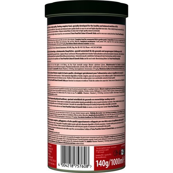 Корм Tetra Pond KOI Sticks для рыб коропов кои гранулы 1 л 757608СПЕЦЦЕНА фото