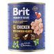 Корм вологий Brit Premium by Nature k 800 консерви для собак з куркою та курячими серцями 800 г 100407/8546 фото 1