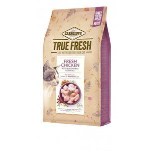 Корм сухий Carnilove True Fresh Cat Fresh Chicken для дорослих котів з куркою 340 г 172162***** фото