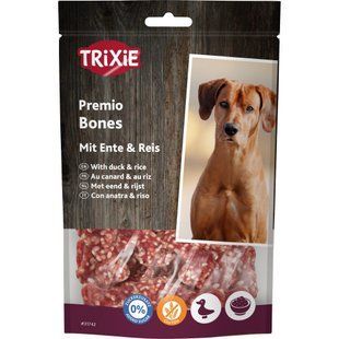 Лакомство Trixie Premio Rice Duck Bones для собак косточки с уткой и рисом 80 г 31742 фото