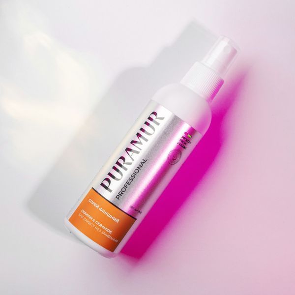 Спрей фінішний PURAMUR Ceratin and Ceramide SPF-захист без змивання 200 мл PR243321 фото