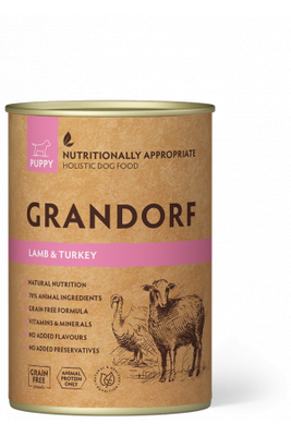 Grandorf Lamb & Turkey Puppy 400 г - влажный корм для щенят с ягнёнка и индейки GDDW1140 фото