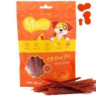 Лакомство для собак Mavsy (Мавси) Soft DUCK Slice с уткой по-пекински, 100 г LSD01 фото