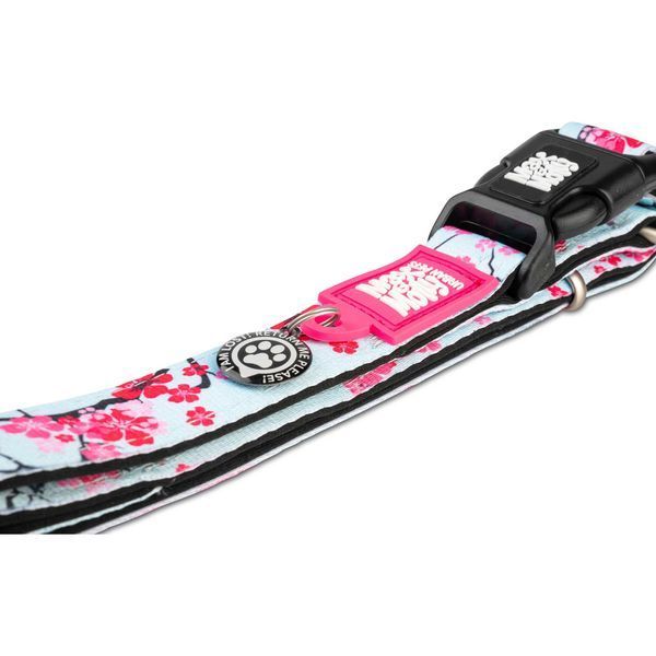 Max&Molly (Макс енд Моллі) Smart ID Collar - Нашийник для собак Cherry Bloom з принтом Вишневе цвітіння, S 197082 фото
